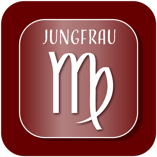 Sternzeichen Jungfrau Sticker, künstlerische Darstellung