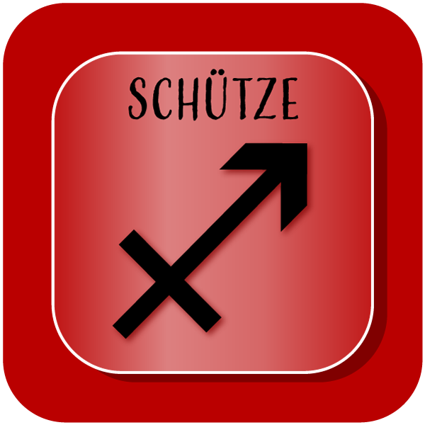 Sternzeichen Schütze Sticker, künstlerische Darstellung