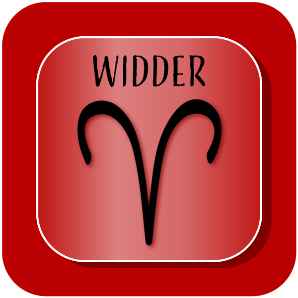 Widder Sternzeichen Sticker, künstlerische Darstellung